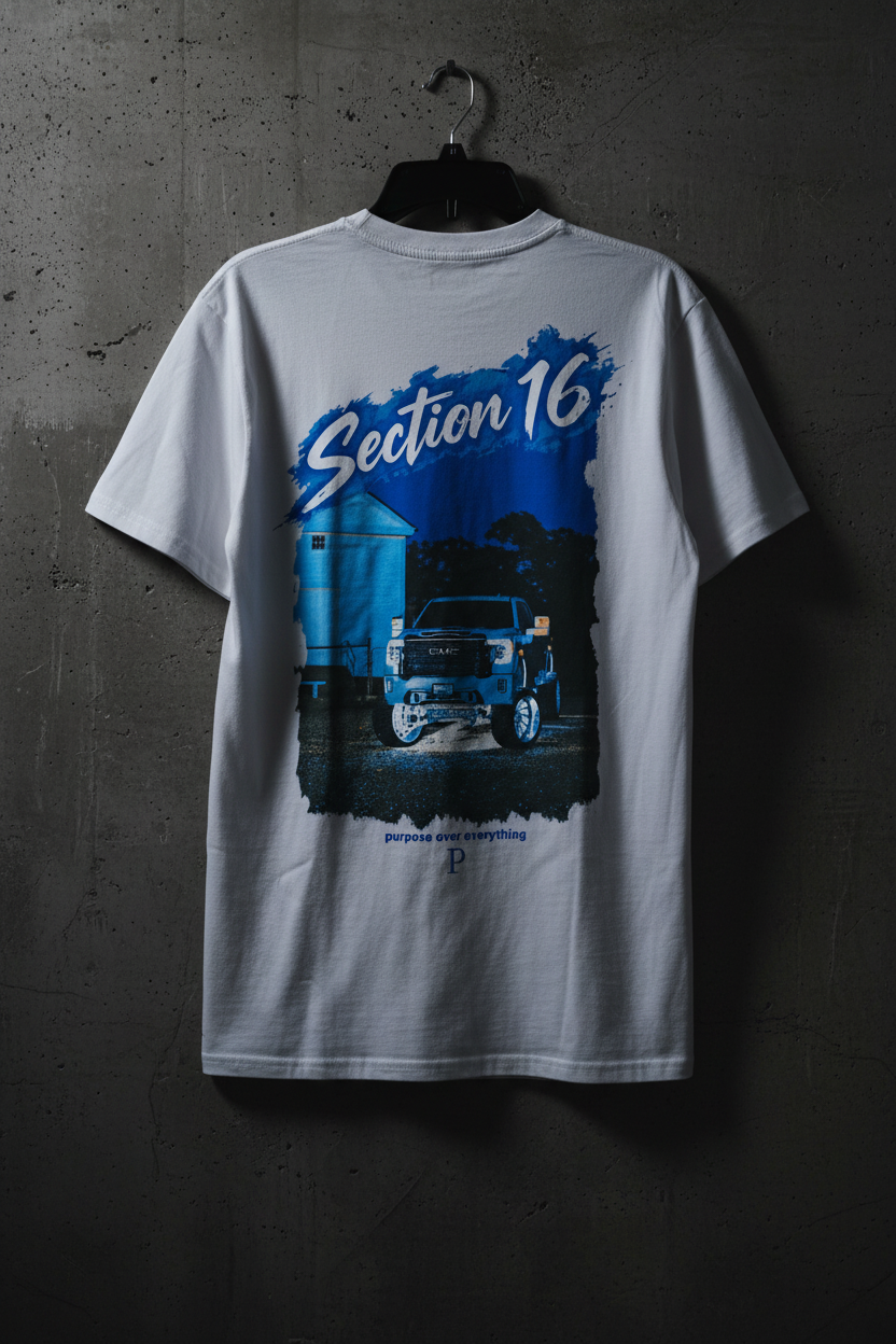 Section 16 Tee - Dark Background